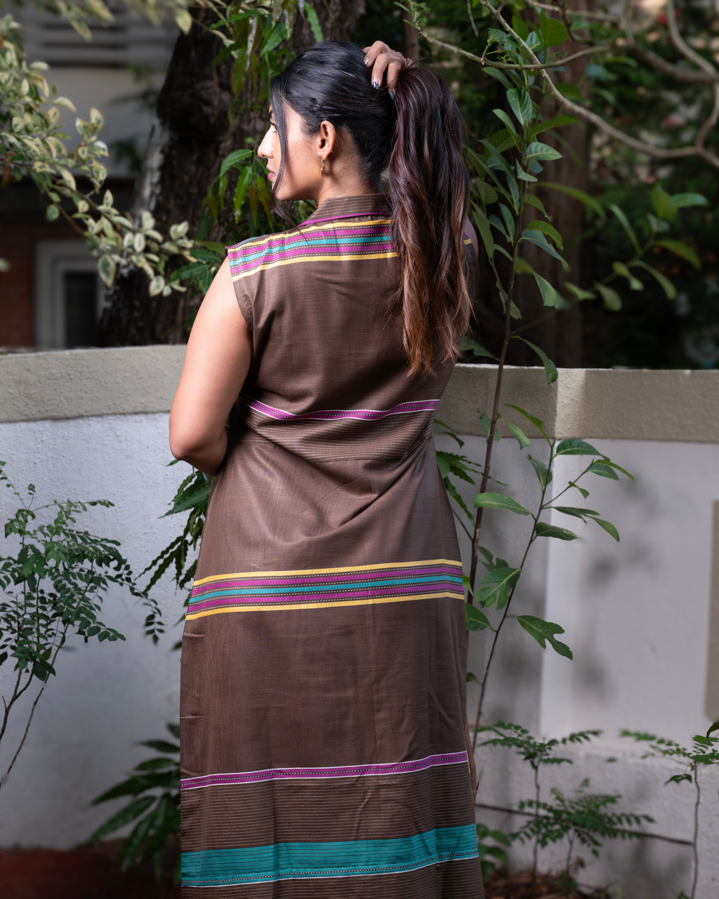 Mocha Stripe Dress