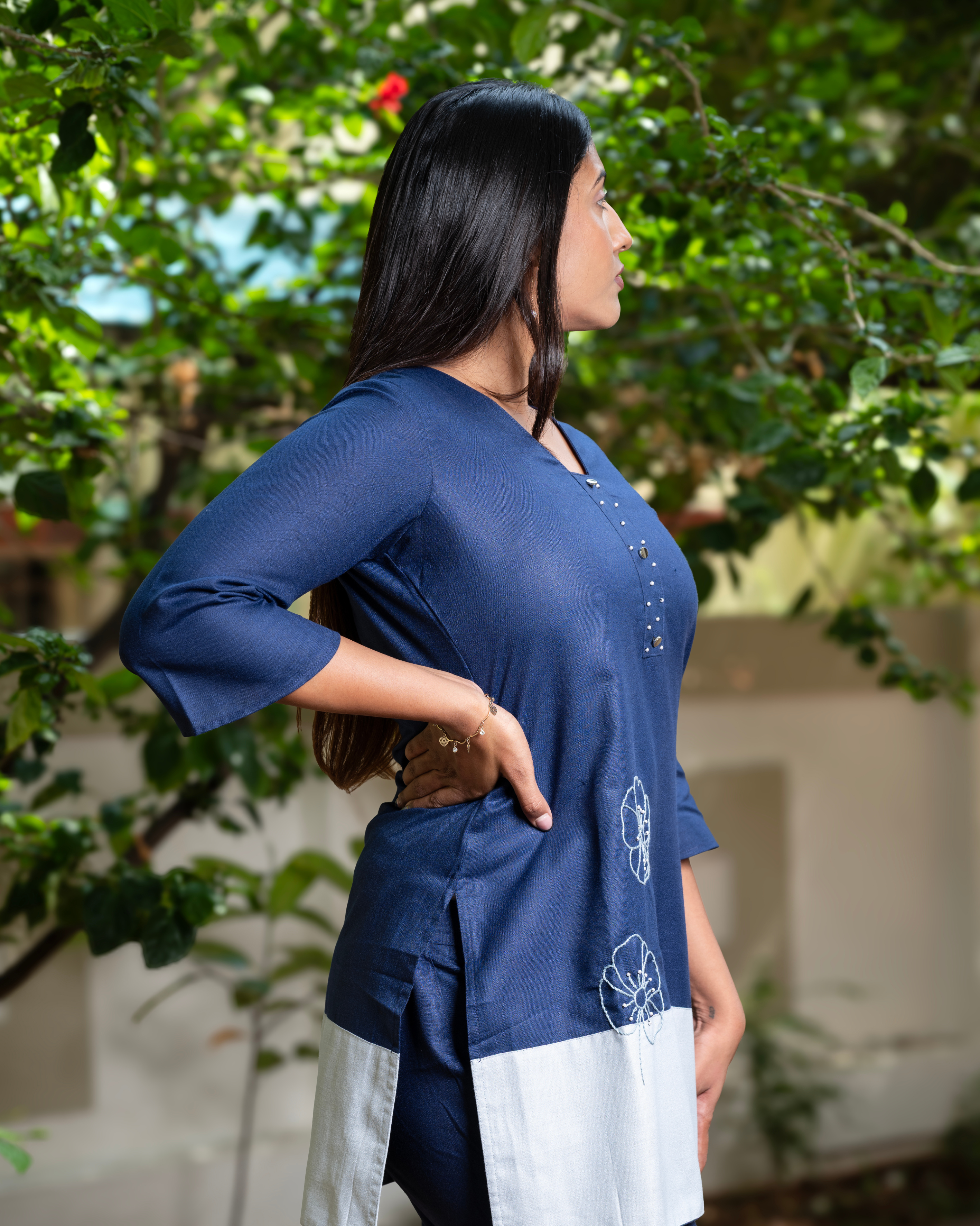 Midnight Flora Co-ord Set